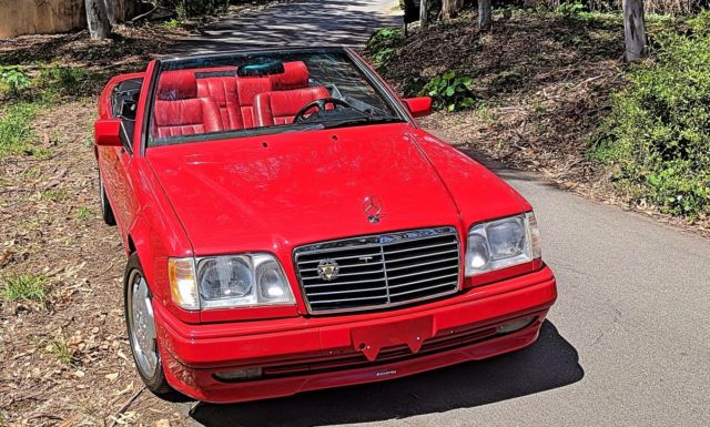 1994 Red Mercedes-Benz E-Class Convertible