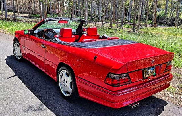 1994 Red Mercedes-Benz E-Class Convertible