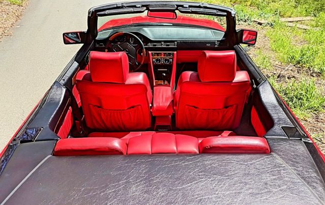 1994 Red Mercedes-Benz E-Class Convertible