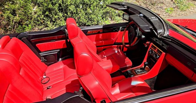 1994 Red Mercedes-Benz E-Class Convertible