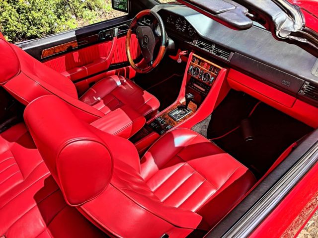 1994 Red Mercedes-Benz E-Class Convertible