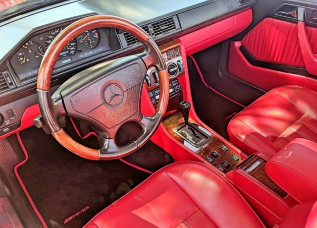 1994 Red Mercedes-Benz E-Class Convertible