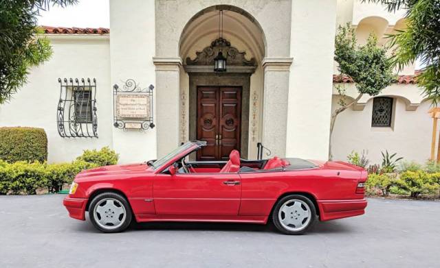 1994 Red Mercedes-Benz 300-Series Convertible