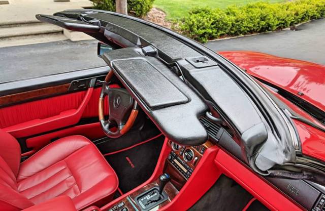 1994 Red Mercedes-Benz 300-Series Convertible