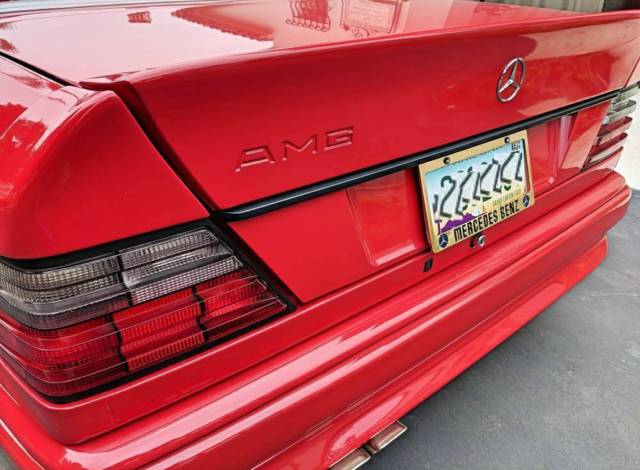 1994 Red Mercedes-Benz 300-Series Convertible