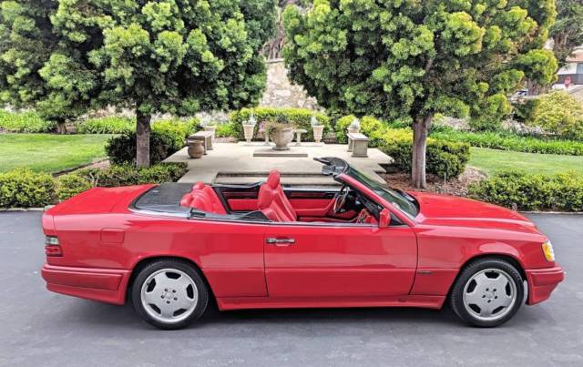 1994 Red Mercedes-Benz 300-Series Convertible
