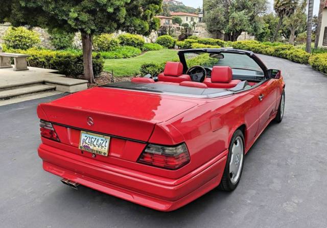 1994 Red Mercedes-Benz 300-Series Convertible
