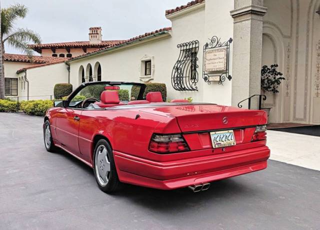 1994 Red Mercedes-Benz 300-Series Convertible