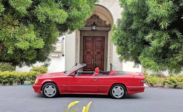 1994 Red Mercedes-Benz 300-Series Convertible