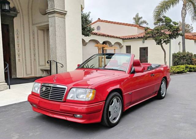 1994 Red Mercedes-Benz 300-Series Convertible