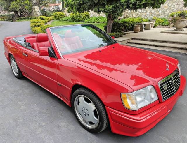 1994 Red Mercedes-Benz 300-Series Convertible