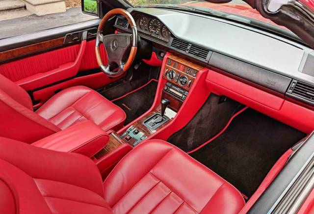 1994 Red Mercedes-Benz 300-Series Convertible