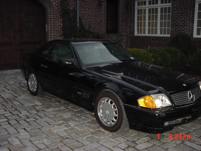 1994 Black Mercedes-Benz SL-Class Convertible