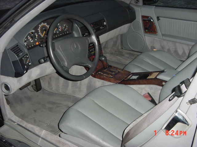 1994 Black Mercedes-Benz SL-Class Convertible