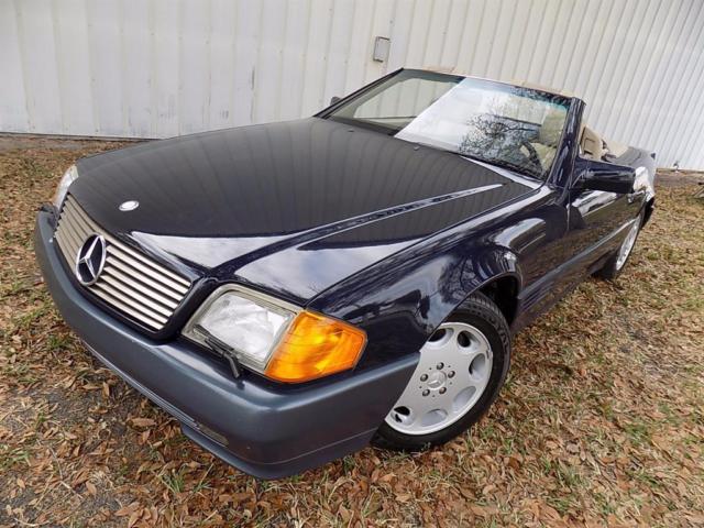 1994 Blue Mercedes-Benz SL-Class Convertible