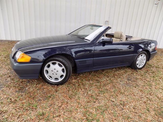 1994 Blue Mercedes-Benz SL-Class Convertible