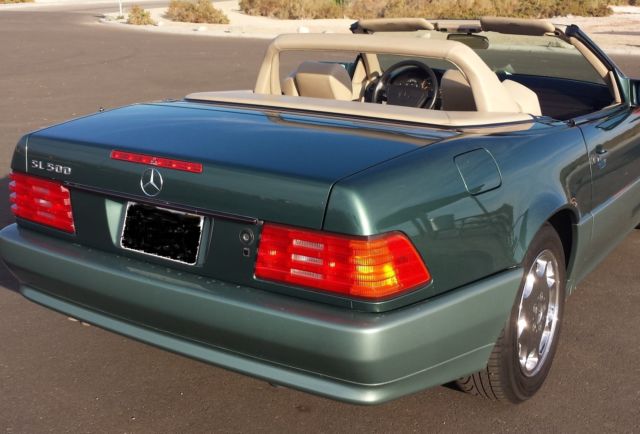 1994 Green 2 tone Mercedes-Benz SL-Class Convertible