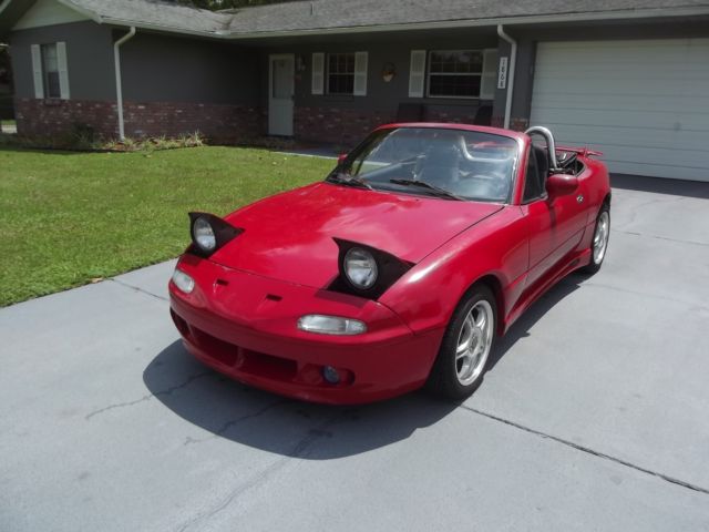 1994 Red Mazda MX-5 Miata Convertible
