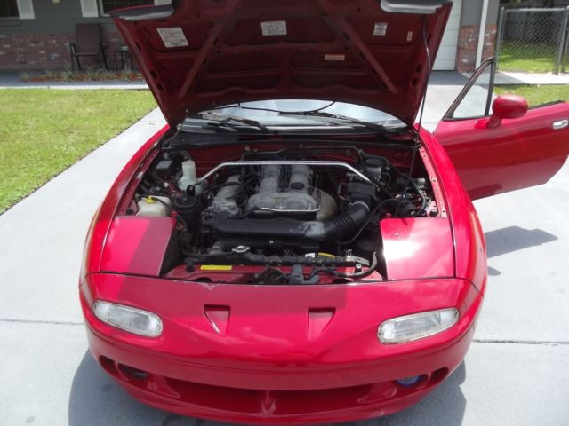 1994 Red Mazda MX-5 Miata Convertible