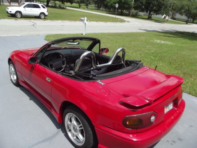 1994 Red Mazda MX-5 Miata Convertible