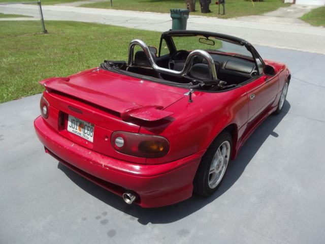 1994 Red Mazda MX-5 Miata Convertible