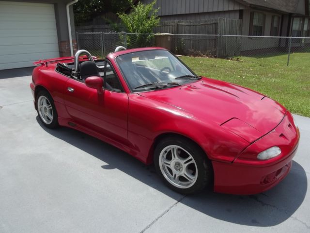 1994 Red Mazda MX-5 Miata Convertible