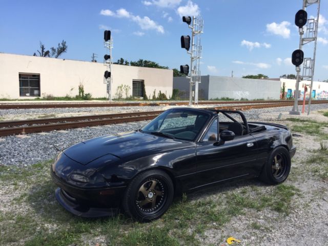 1994 Black Mazda MX-5 Miata Convertible