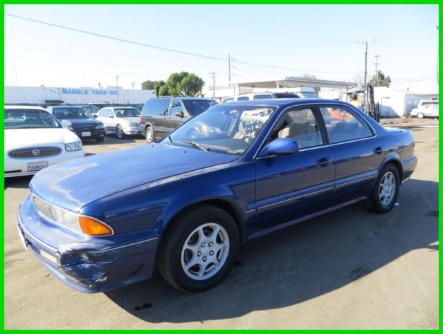 1994 Blue Mitsubishi Diamante Sedan