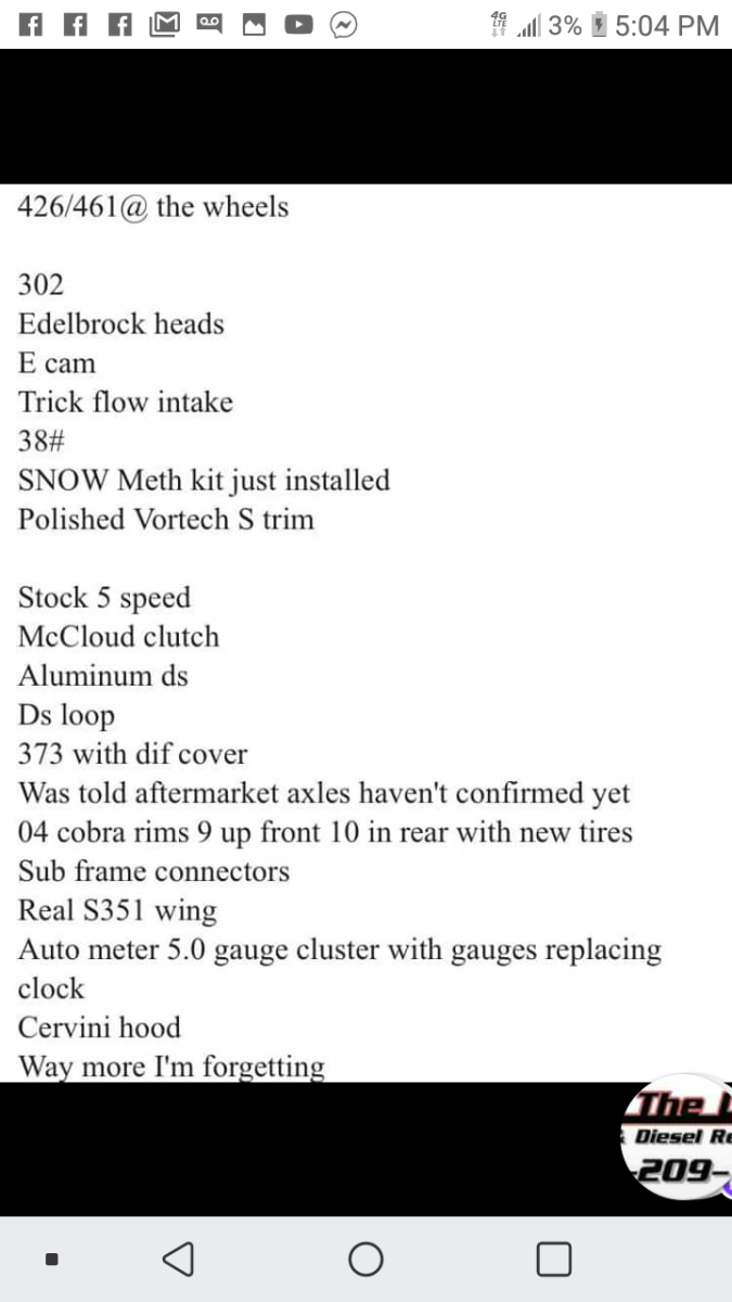 1994 Red Ford Mustang Convertible