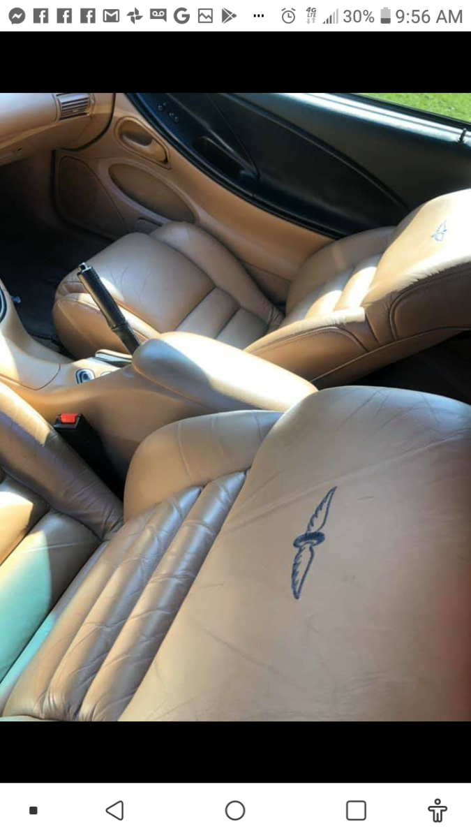 1994 Red Ford Mustang Convertible