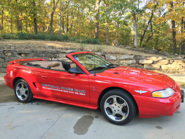 1994 Lazer Red Ford Mustang Convertible
