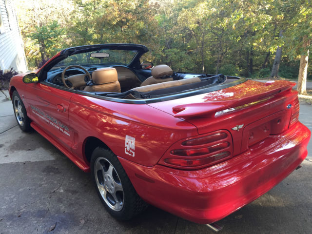 1994 Lazer Red Ford Mustang Convertible
