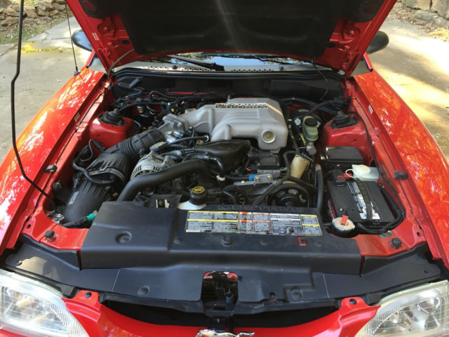 1994 Lazer Red Ford Mustang Convertible