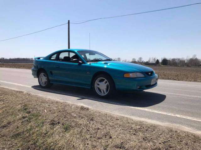 1994 Teal Ford Mustang Coupe