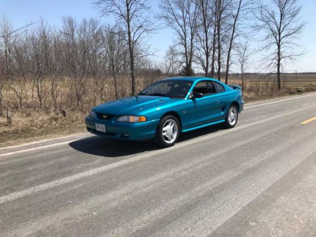 1994 Teal Ford Mustang Coupe