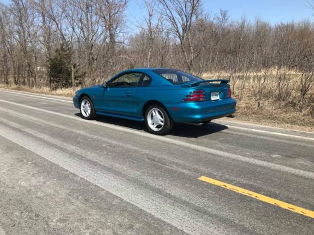 1994 Teal Ford Mustang Coupe