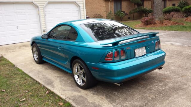 1994 Teal Ford Mustang Coupe
