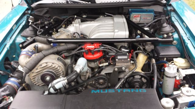 1994 Teal Ford Mustang Coupe