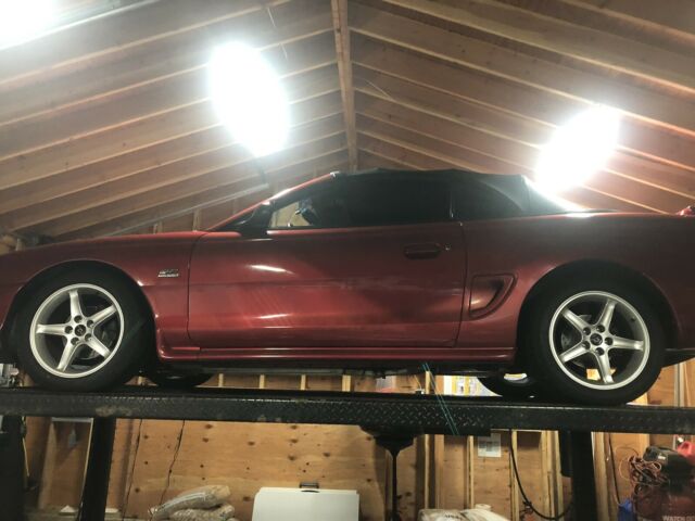 1994 LASER RED Ford Mustang Convertible