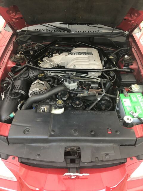 1994 LASER RED Ford Mustang Convertible