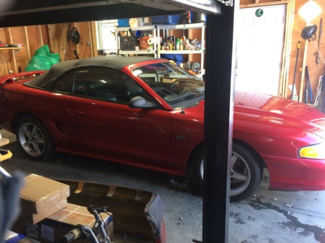 1994 LASER RED Ford Mustang Convertible