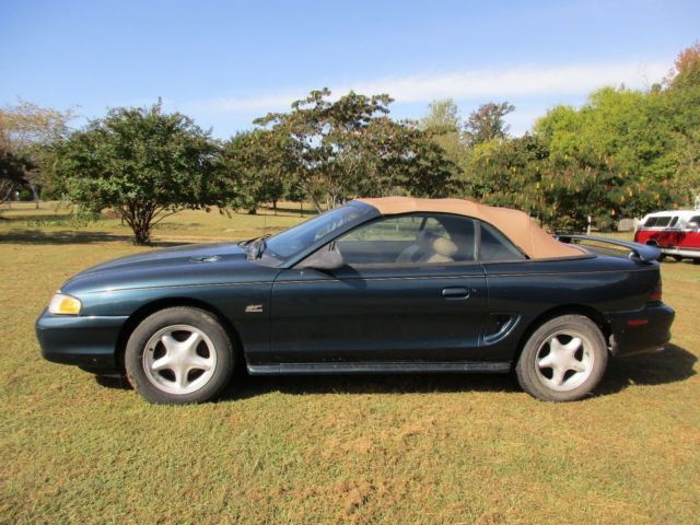 1994 Green Ford Mustang Convertible