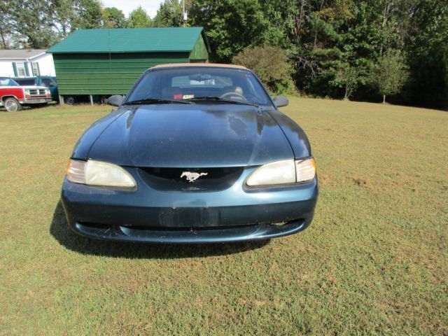 1994 Green Ford Mustang Convertible