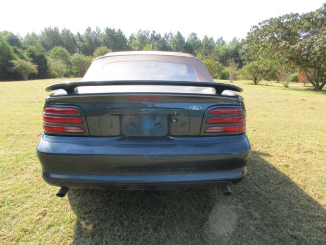 1994 Green Ford Mustang Convertible