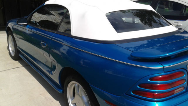 1994 Teal Ford Mustang Convertible