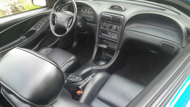 1994 Teal Ford Mustang Convertible