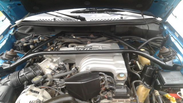 1994 Teal Ford Mustang Convertible