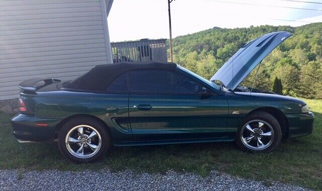 1994 Green Ford Mustang Convertible