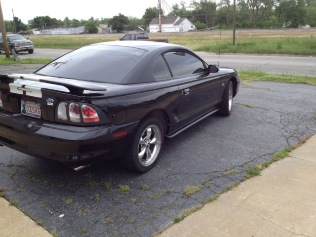 1994 Black with Strips Ford Mustang Coupe
