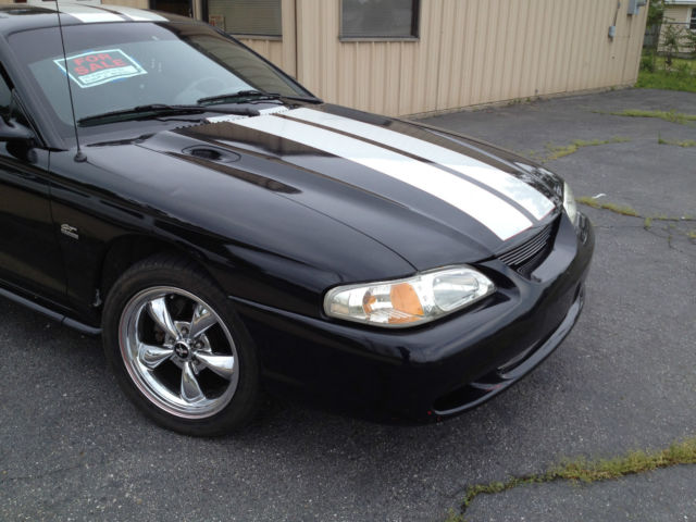1994 Black with Strips Ford Mustang Coupe